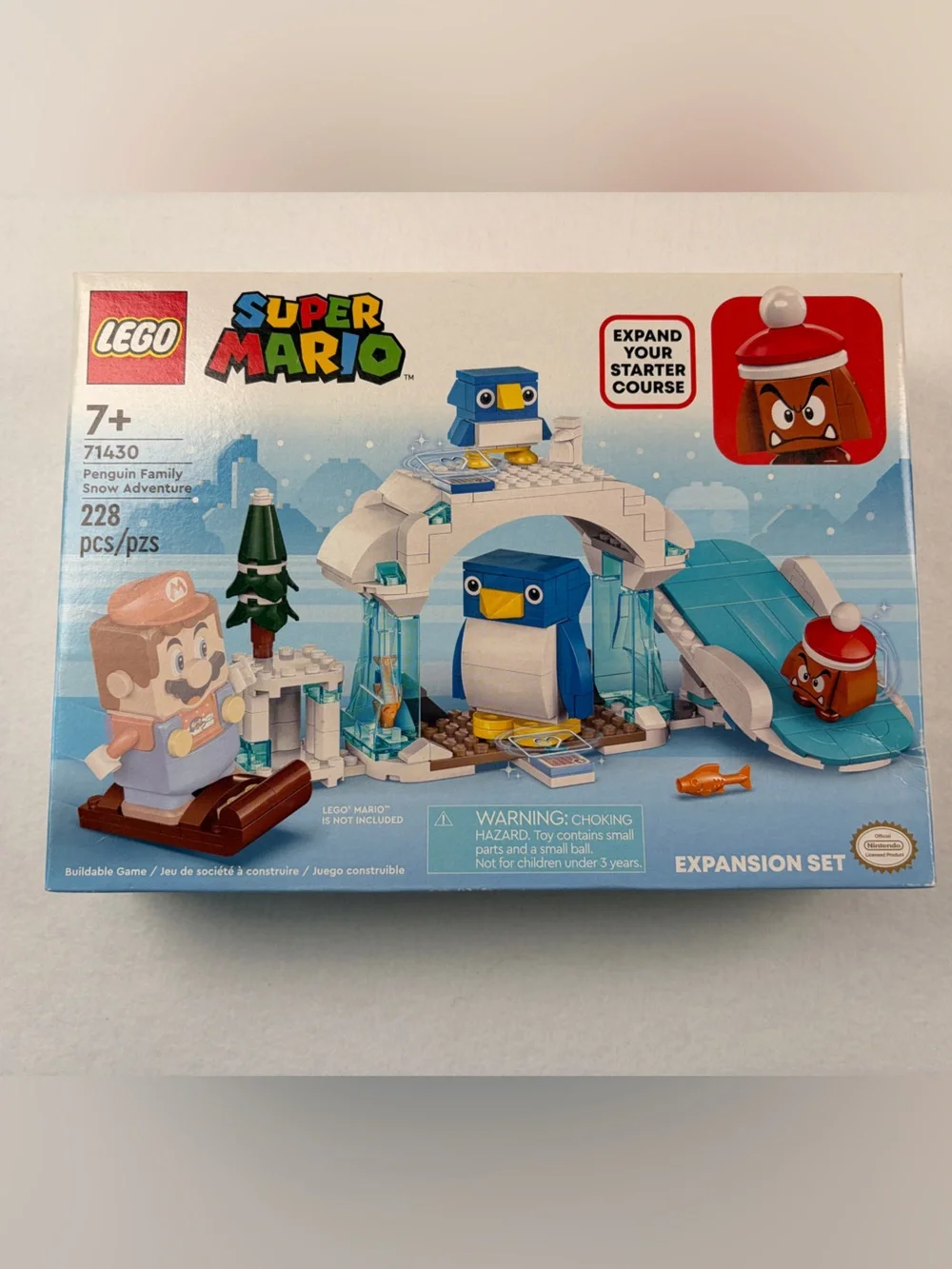 NWT Lego Nintendo Super Mario 71430 Penguin Family Snow Adventure Expansion Set